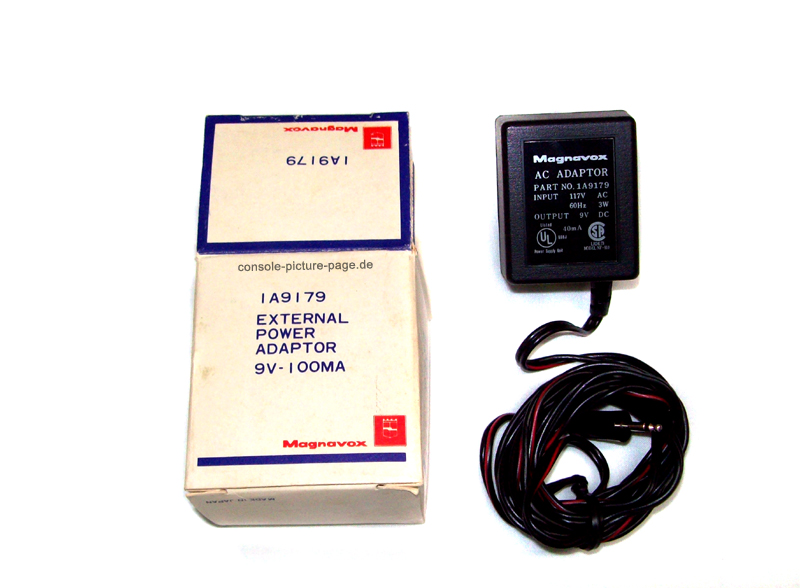 Magnavox Odyssey Standard PSU 9V AC External Power Adaptor 1A9179 BK01