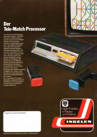 Trevi M-1200 Colour Microprocessor Programmable TV Game Module/Games (RCA Studio II "Familie")