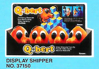 Kenner Q*bert 8 Inch Plush Character Display Shipper Nr.37150 (Q-bert Qbert)