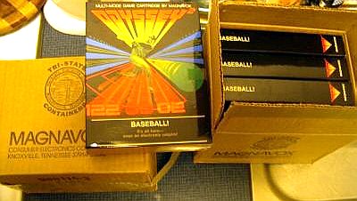 Magnavox Odyssey 2 Cartridge Shipping Box (Baseball)