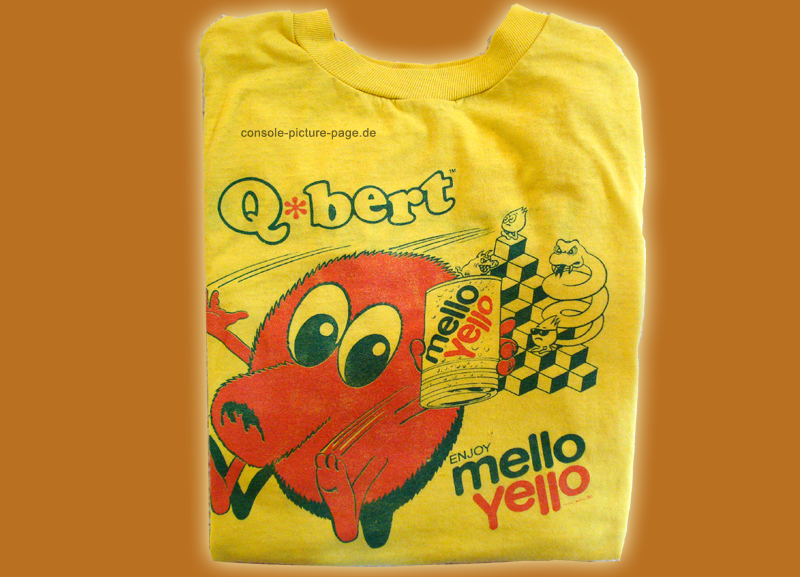 Coca Cola T-shirt "Mellow Yellow" (Q-bert, Qbert)
