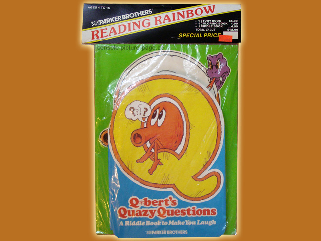 Parker Brothers Q*bert Reading Rainbow - Book Set (Q-bert Qbert)