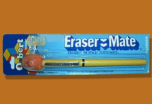 Gillet Papersmate Q*bert Eraser Erasermate (Q-bert, Qbert)