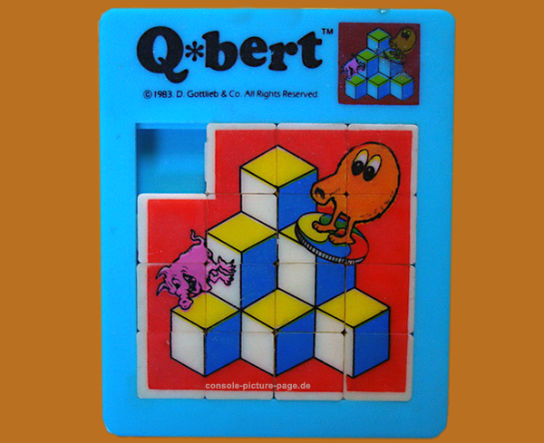 APC (American Publishing Corp.) Q*bert "Slide Puzzle" (Q-bert, Qbert)