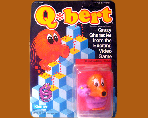 Kenner Collectible Miniature Figure (D) Q*bert and Coily Qollide (Q-bert Qbert)
