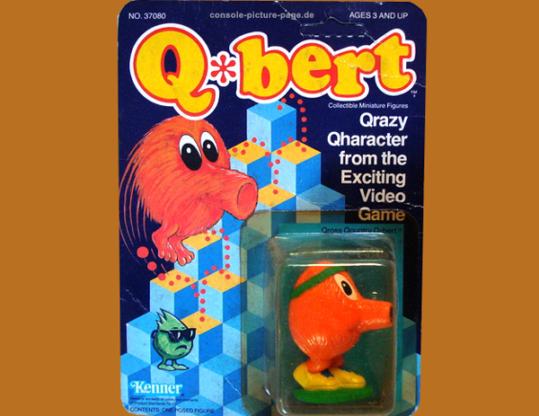 Kenner Collectible Miniature Figure (C) Qross Qountry Q*bert (Q-bert Qbert)