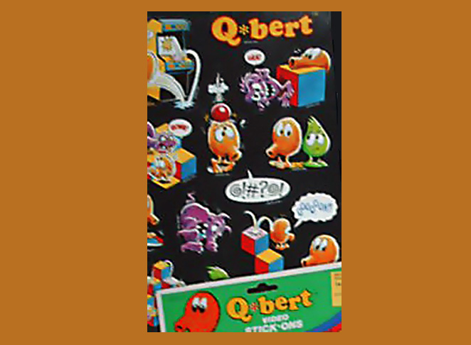 Mark I Q*bert Self-Adhesive Stickers (Q-bert, Qbert)
