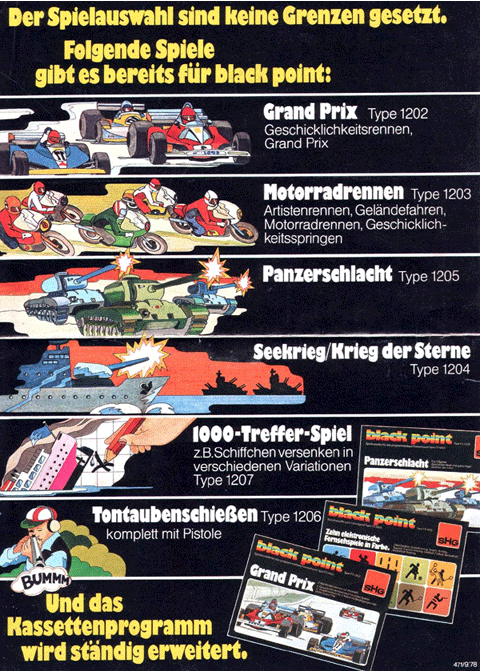 SHG Black Point FS-1003 Flyer (Games)[RN:7-3][YR:78] [MC:DE]
