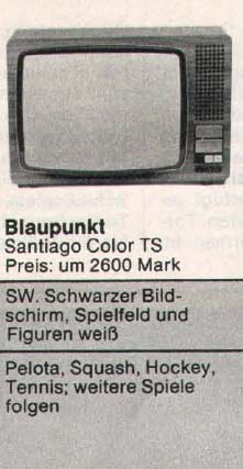 Blaupunkt Santiago Color TS (Built-in Pong system)