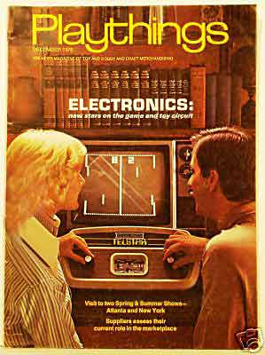 Coleco Telstar "Playthings" Magazine Title