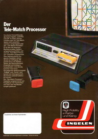 Ingelen (ITT) Ideal-Computer tele-match & Tele-Match Processor (Fairchild Channel F) Folder [RN:7-5][YR:xx][MC:AT]
