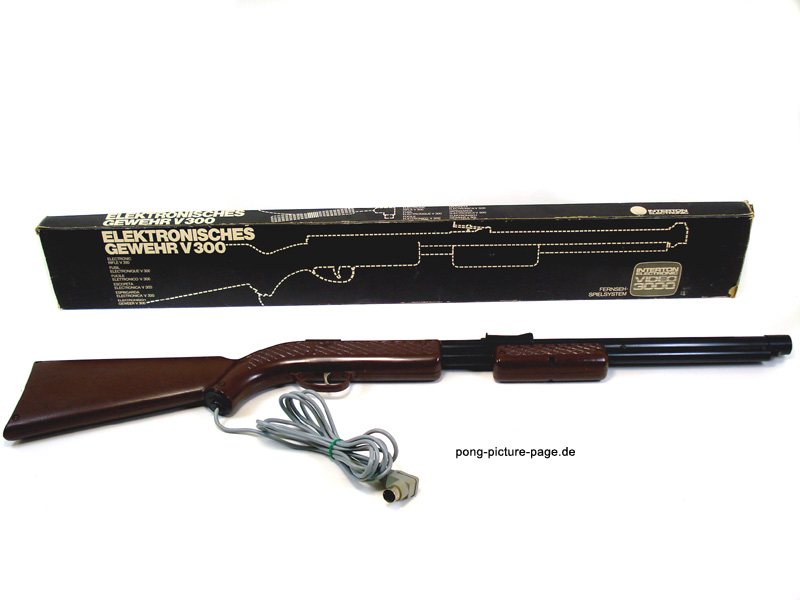 Interton Video 3000 & 3001 Elektronisches Gewehr (Rifle) V300 V-300 [RN:5-4] [YR:77][SC:DE][MC:DE]