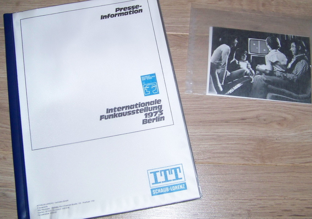 ITT Odyssee (Magnavox Odyssey) Presse-Information Int. Funkausstellung Berlin 1973 (in german)