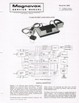 Magnavox Odyssey 1TL200 Test & Service Manuals (#6500 from 1974 & 75)