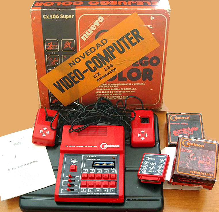 Palson CX.336 Telejuego TV Game Cassette System (red)