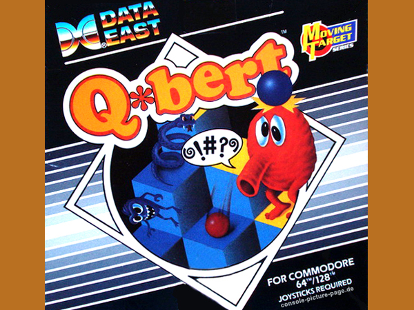 Data East Commodore Q*bert C-64 & C-128 Disk (Q-bert, Qbert)