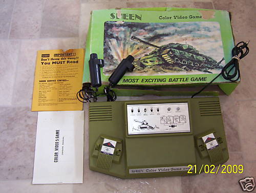 Sheen 4711 "Most Exciting" Tank Battle - Color Video Game