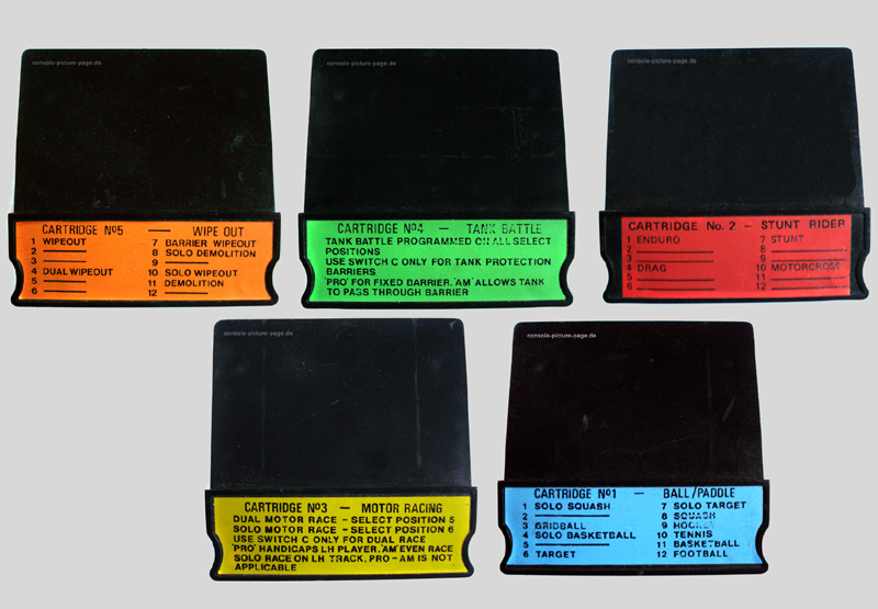 Teleng Sovereign Mercury Teleplay Colourstars Programmable TV Games All Carts