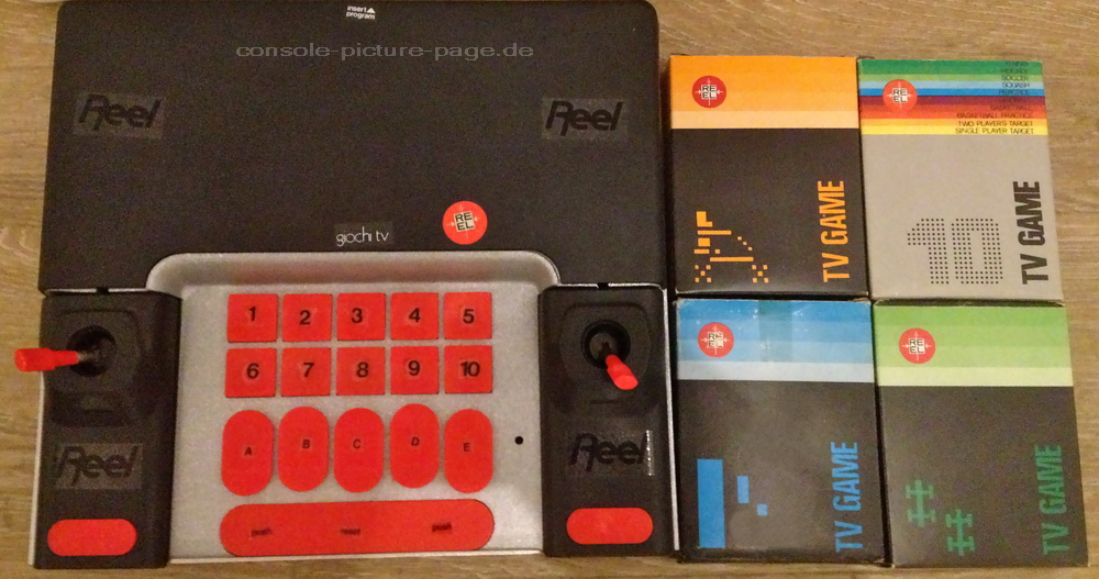 Reel RE-EL Giochi TV-10 Videogiochi a Cassette - Modulo Programmatore A Colori - All Games & Cartridges